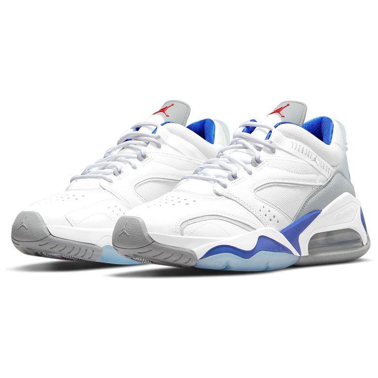 Мужские кроссовки Air Jordan Point Lane True Blue Белые Светло-дымчато-серые Университетский красный CZ4166-101