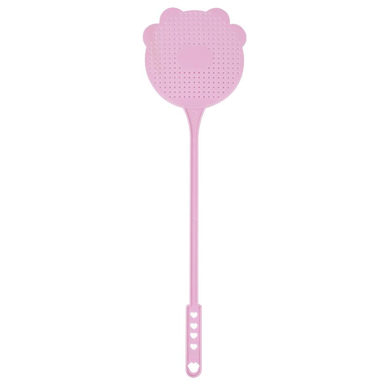 Elastic Long Handle Flyswatter Pendable Plastic Fly Swatter Durable Flying Insect Bat Swatter Home Outdoor Fly Catcher Tool