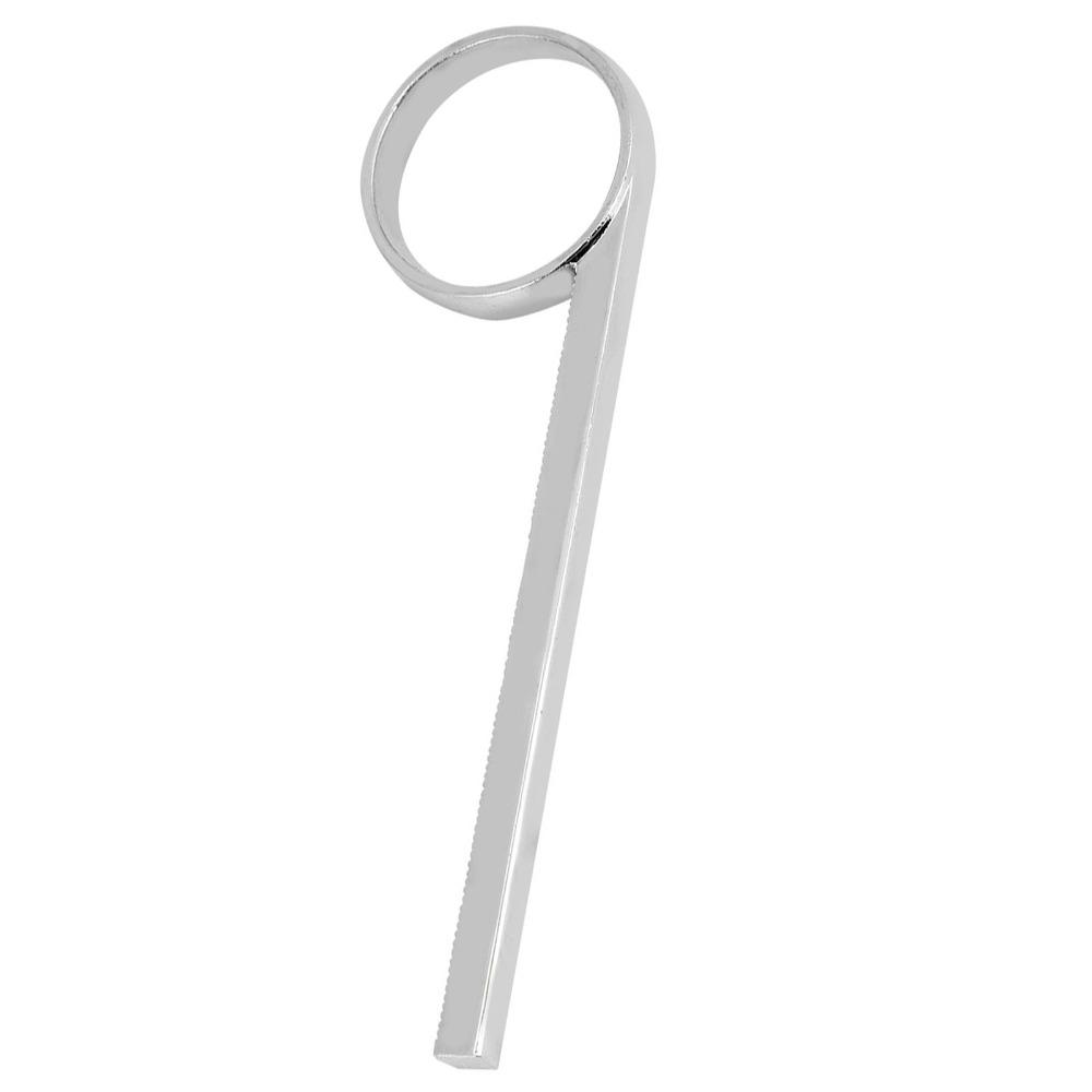 2PCS Metal Trumpet Slide Finger Ring Silver Metal Finger Pull Slide For Trumpet