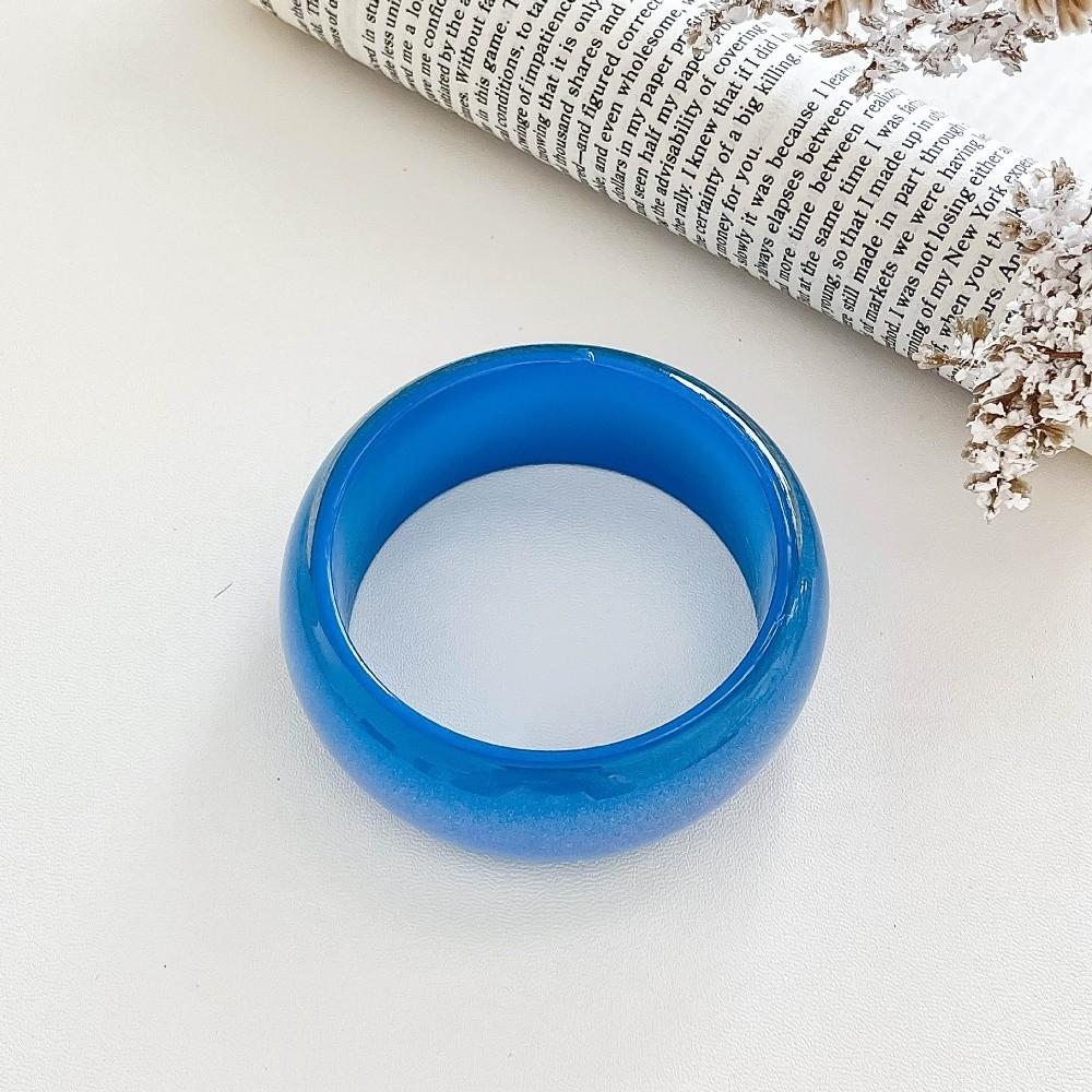 Glitter Chunky Bangles Bright Color Resin Bracelets Elegant Lady's Bracelet Gifts
