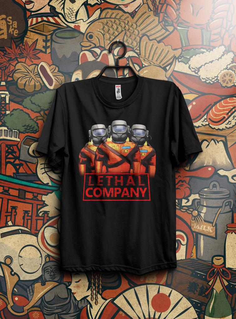 Horror Streetwear T-Shirt, Co-Op Horror Game Tee, Indie Sci-Fi Survival Shirt, Funny Gaming Meme, Lethal Company, Unisex Gamer Gift