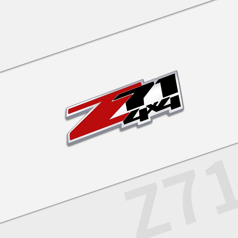 Auto Metal For Chevrolet Z71 4X4 Grille Logo Silverado Sierra Tahoe Suburban 1500 Chevy Camaro Aveo Trax Car Badge Trunk Sticker