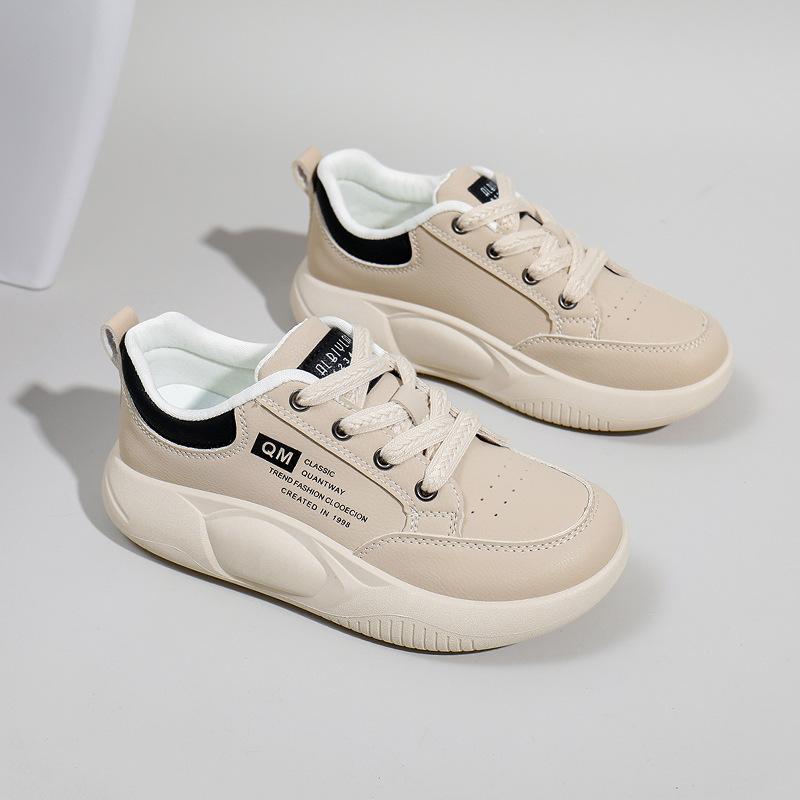 Women's White Shoes New Spring Versatile Casual Instagram Shoes Platform Fashion Sneakers