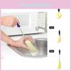 Adjustable Plastic Bottle Brush With Long Curved Handle For Home And Kitchen Use