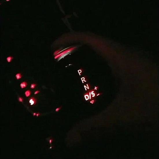 Электронный красный светодиодный индикатор переключения передач, ручка рычага переключения передач для Golf MK6 MK7 Passat