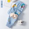 Kids' Fleece-Lined Winter Pants - Thick Base Layer for Boys & Girls, Cozy Sleepwear, Ankle-Cuff Design