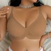 Plus Size Anti-sagging Soft Support Push-up Wire-free Sports Bra