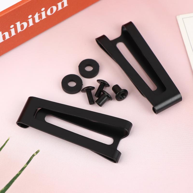 K Клипса для ножен на пояс из нержавеющей стали, Задняя клипса для ножен, Универсальный ремень для ношения Kydex, Аксессуары для ножен