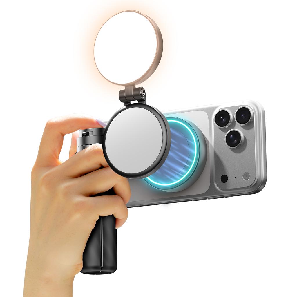 Pocket Dual-Sided Magnetic Selfie Stick  Cell Phone Stand Extendable Tripod with Remote Control for iphone 17 16 Pro Max Huawei 7