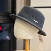 Осень и зима новый французский элегантный топ-шляпа шерстяная шляпа-ведро литературный простой темперамент универсальная шляпа-ведро тренд