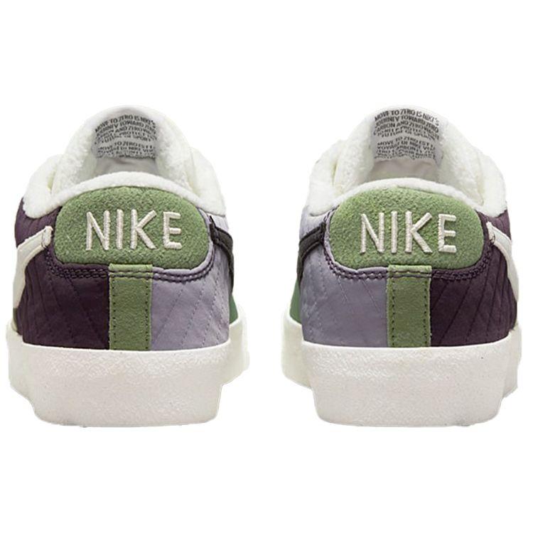 Nike Кроссовки Blazer Low '77 Premium Toasty Мужские Женские Cave Purple Medium Olive Rattan Sail DD8026-500
