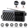 Портативная цифровая клавиатура FM-радио с разъемом для карты TF, поддержка USB-накопителя, Bluetooth-динамик, мини-радио для пожилых