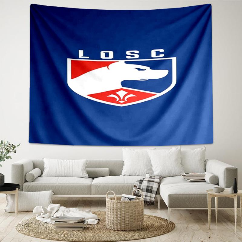 Losc Football Crest Tapestry Hanging for Bedroom,Livingroom, Playroom,Decor Art Room Wall Tapestry Holiday and Birthday Gifts