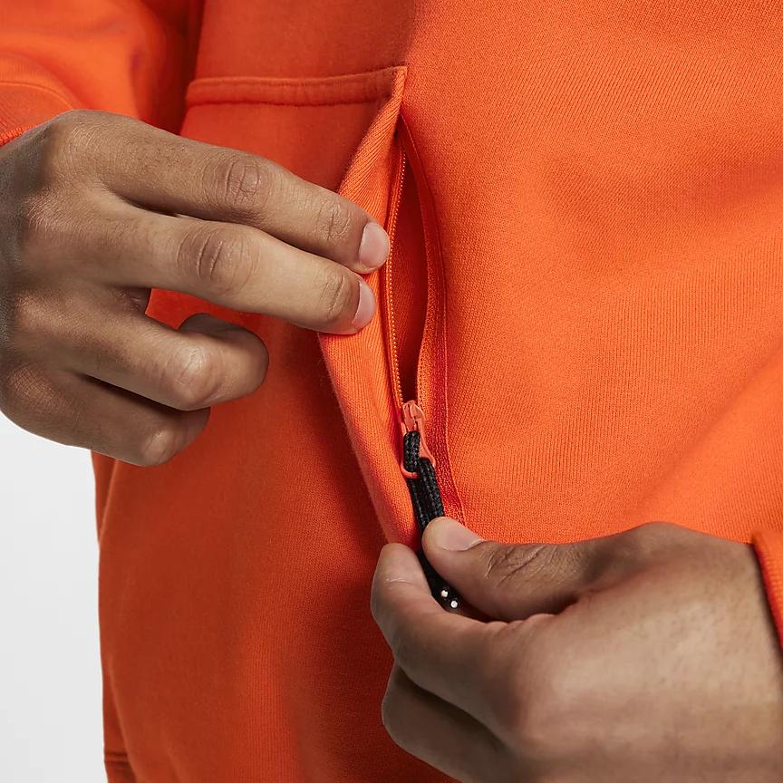 Nike Мужской пуловер с капюшоном NRG ACG, безопасный оранжевый BQ7199-819