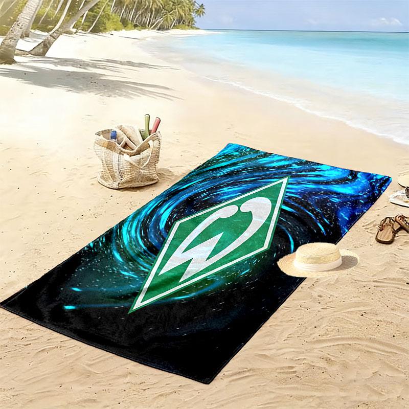 SV Werder Bremen2 Print Beach Towel, Large Soft Quick Dry Towel for Beach Camping Swimming