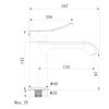 Modern Brass Gun Grey Single Hole Bathroom Water Basin Faucet Basin Mixer Faucet
