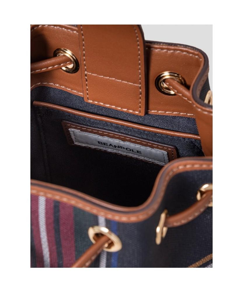 Beanpole Accessory Classic Check Drawstring Bag Navy
