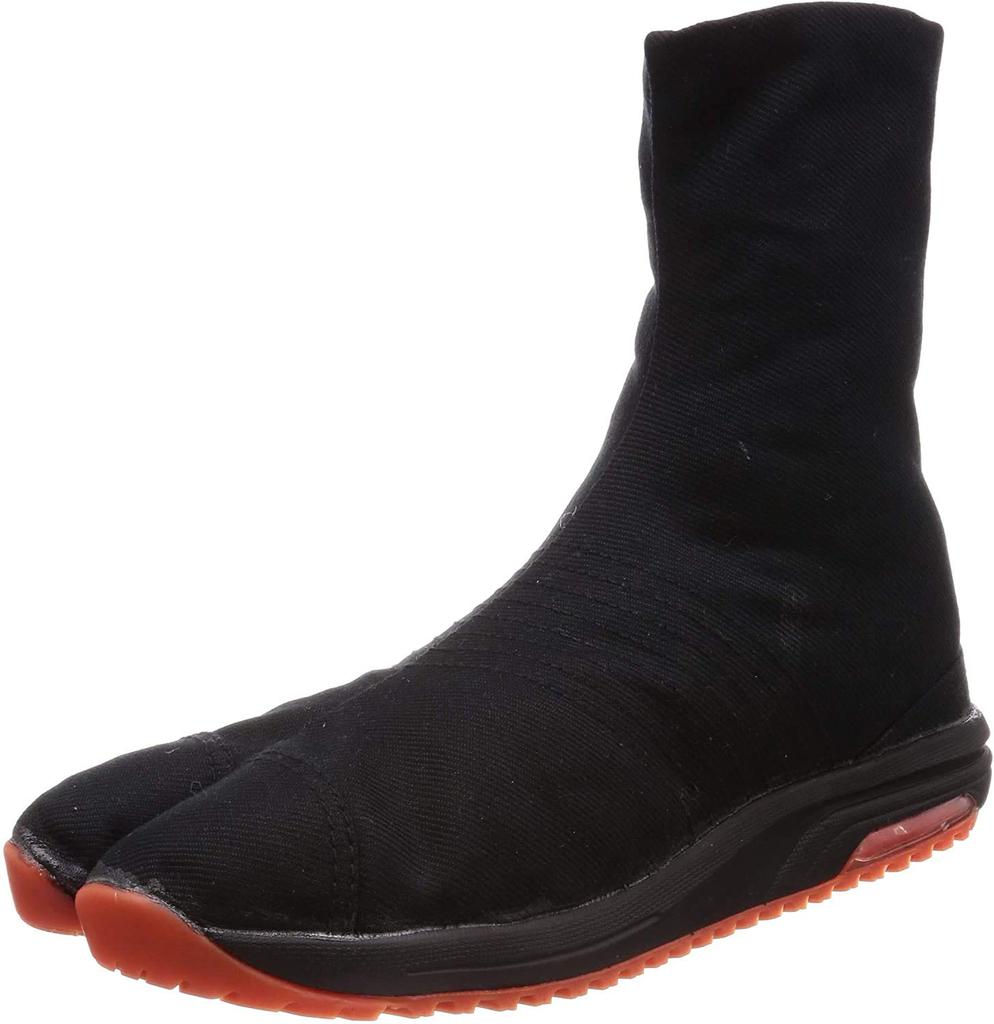 MARUGO Air Jog V Tabi Фестивальный размер см (Пять) Носки, Стиль, Набор из 6 штук, 2E, Черный, 22.5 (Код товара 2011109)