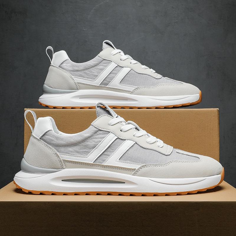 Men's Shoes Summer New Breathable Sports Shoes Men's Running Casual Teenage Dad Trendy Shoes Versatile Shoes Men's