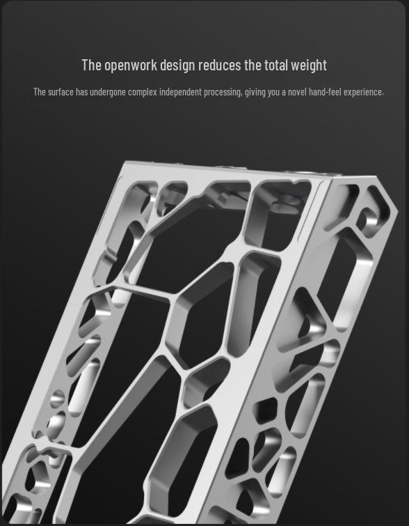 Корпус клавиатуры из анодированного алюминиевого сплава H60: Полый корпус для моделей с магнитной осью Wooting/MAD60/WIN60