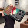 Смешной чехол для телефона S-South P-Park для IPhone 17 Air 16 E Pro Max 15 14 13 Mini 12 Pro 11 Max Plus Черная стеклянная крышка
