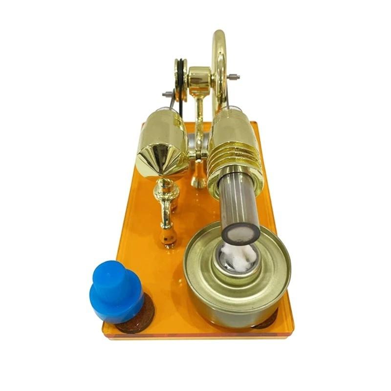 Научная модель парового двигателя Стирлинга. Топливо не требуется. Демонстрирует тепловую механику. Для учеников и учителей.