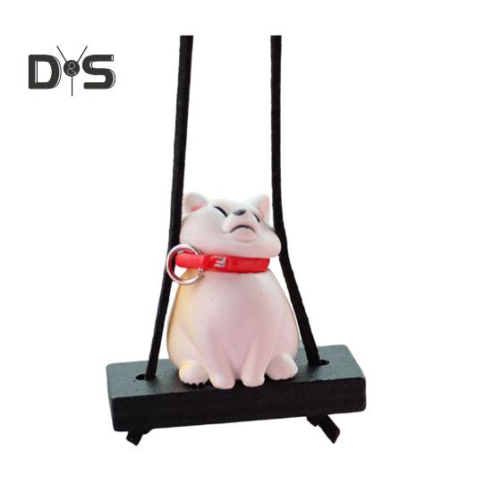 Подвесное украшение для автомобиля в виде собаки, симпатичное зеркало заднего вида в форме собаки, подвесное автомобильное кондиционирование воздуха, аксессуары для интерьера