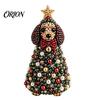 Christmas Gift for Craft Lovers Animal Themed Beaded Tree DIY Kit, Cute Bead Jewelry Making Materials Handmade Set, Desktop Ornament Kids Adults