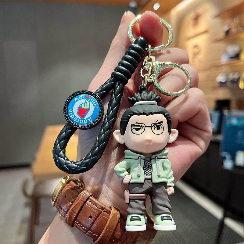 Кулон автомобильный брелок 1 шт. игрушка 3D кукла Наруто Саске Какаши мультфильм подарок ювелирный аксессуар