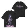 Игровые фанаты Футболка с коротким рукавом Леди Мария Bloodborne Стирка Унисекс Футболка Унисекс Женская Уличная одежда Харадзюку Женская Мужская Одежда