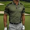 2026 Independent Station Summer Men's Casual Lapel POLO Shirt 3D Digital Printing Men's Outdoor POLO Shirt