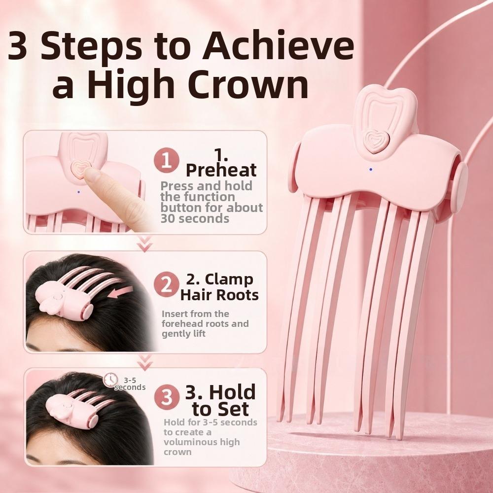 DIY Tools Electric Fixed Shape Clip Heat Resistant Fluffy Hair Styling Clip Daily Hair Care
