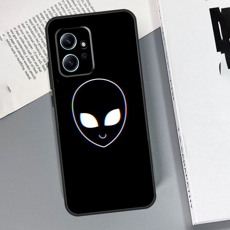 Мультяшный Чехол Космический Пришелец НЛО для Xiaomi Redmi Note 12 11 10 9 8 Pro 11S 10S 9S 12S Redmi 12 9C 10C 12C Задняя Крышка