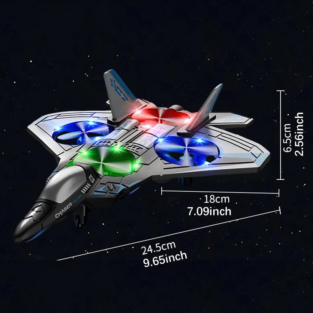 Самолет-истребитель с дистанционным управлением, переворот на 360°, удержание высоты, 2,4 ГГц, легкий, устойчивый к падениям, радиоуправляемый самолет с