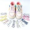 1Pair Cartoon Graffiti Printing Shoelaces Flat Shoe Laces Running Shoes Sneakers High Top Low Top Canvas Shoelace for Kids Adult