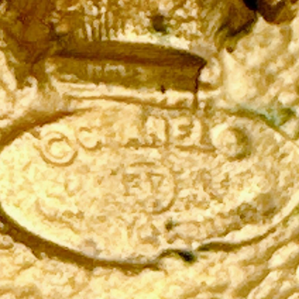 Chanel Большой круглый логотип Серьги Cambon золотые Женские Б/у