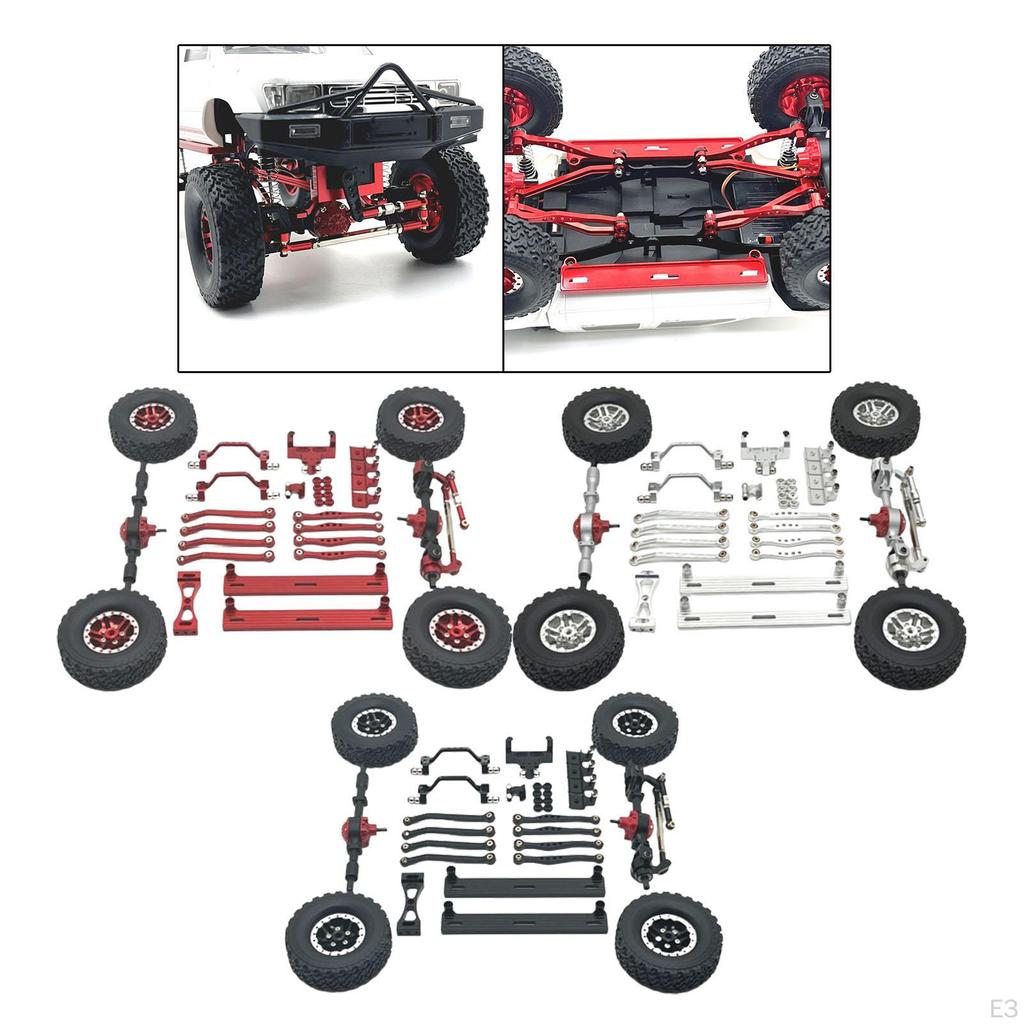 Комплект модернизации RC 1/16, передняя и задняя стойка амортизатора, запасная часть, ступица колеса, шина для C64