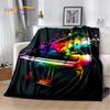 3D Dream Piano Key Music Instrument Cartoon Blanket,Soft Throw Blanket for Home Bedroom Bed Sofa Picnic Office Travel Cover Kids