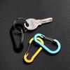 5pcs Multi-Use Outdoor Backpack Carabiner Keychain Snap Clip Lock Buckle Fishing Hook