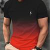 Мужская повседневная футболка с разноцветным принтом Футболка King Fitness Shirt Oversize Топы с коротким рукавом для мальчиков Винтажные мужские футболки