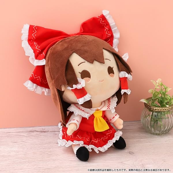 Плюшевая игрушка Рейму Хакурей с гибкой палкой - Официальный товар Touhou -