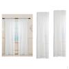 2x Тюлевые шторы для окна, панель для балкона, спальни, белые 100x200 см