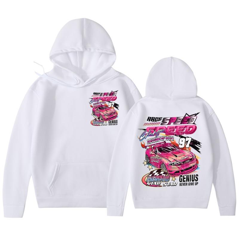 Men Women Autumn Winter Cool Hoodie Car Print Hoody Men Vintage Casual Sweatshirt Long Sleeve Pullovers