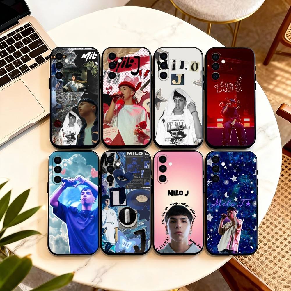 S-Singer Milo J Phone Case For Samsung Galaxy A73,A72,A71,A70,A53,A52,A51,Soft Silicone Black Cover