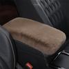 Winter Warm Furry Non-Slip Car Armrest Box Mat Universal Auto Trunk Center Console Protective Pad Trim Universal Interior Accessories