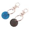 1Pc Diy Accessories Cart Token Pendant Keyring Trolley Metal Coin Small Shopping Stainless Steel Keychain