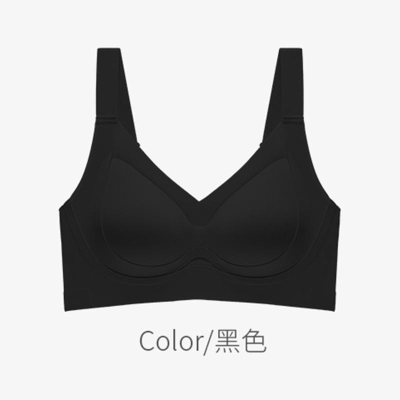 Traceless Underwear, Women's No Steel Ring Adjustment Type, Double Breasts, Anti-sagging, Thin, Large Breasts, Small Breasts, Gathered Bra Cover
