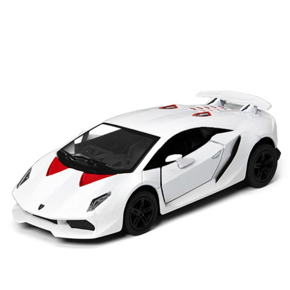 Kinsmart Lamborghini Sesto Elemento Металлическая модель автомобиля, Белый (KT5359)