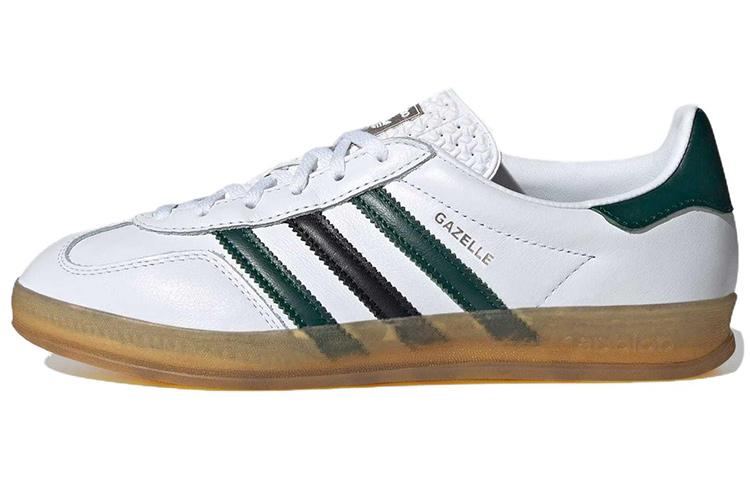 Gazelle Wmns Adidas Originals Indoor 'Белый Колледж-Зеленый' Женские IE2957