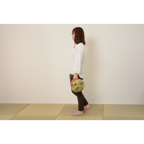 Кресло-помощник Хагивара Сейза с подушкой для сидения в позе со скрещенными ногами (Облегчение онемения), Дзадзэн, Сэйдза, Полностью собранный, Ротанг, Диаметр 24 см, 1